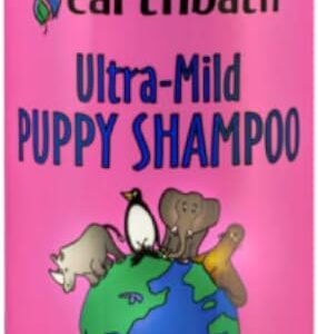 earthbath, Ultra-Mild Wild Cherry Puppy Shampoo - Extra Gentle & Tearless Dog Shampoo, Made in USA, Deodorizing Dog Wash, Cruelty Free Puppy Supplies, Shampoo for Smelly Dogs - 16 Oz (1 Pack) - Image 1