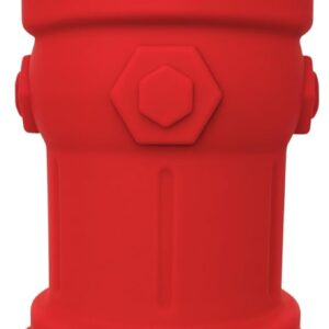 Small Dog Fire Hydrant 4x7 Silicone Soft Potty Training Aid for Small Breeds Under 10lbs Toy Breeds Indoor Outdoor Training Red - Image 1
