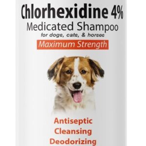 Curaseb Chlorhex 4% Shampoo for Dogs & Cats, Vet Strength Formula, 8oz - Image 1