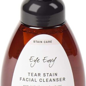 Eye Envy Tear Stain Facial Cleanser for Dogs and Cats. Washes Away Crusty Eye Debris, Eye Boogers, Eye Discharge. Tearless Foaming Formula. Treats The Cause of Staining. All-Natural. 8.45 fl. oz. - Image 1