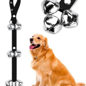 BLUETREE Dog Doorbells Premium Quality Training Potty Great Dog Bells Adjustable Door Bell Dog Bells for Potty Training Your Puppy The Easy Way - 7 Extra Large Loud 1.4 DoorBells - Image 1