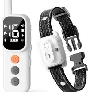 Dog Shock Collar - 3300 FT Dog Training Collar with Remote, IP67 Waterproof, 4 Training Modes Lighting, Beep, Vibration, Safe Shock, Dual Channel E-Collar with Safety Lock for All Breed (8-120LBs) - Image 1