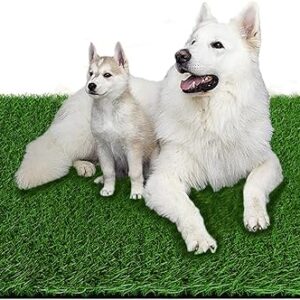 Grass Pad for Dogs 39.3 x 31.5 inches Strong Absorbency Soft Artificial Grass for Pets Potty Training, Easy to Clean Fake Grass for Dog Indoor Outdoor Use(1 Pack) - Image 1